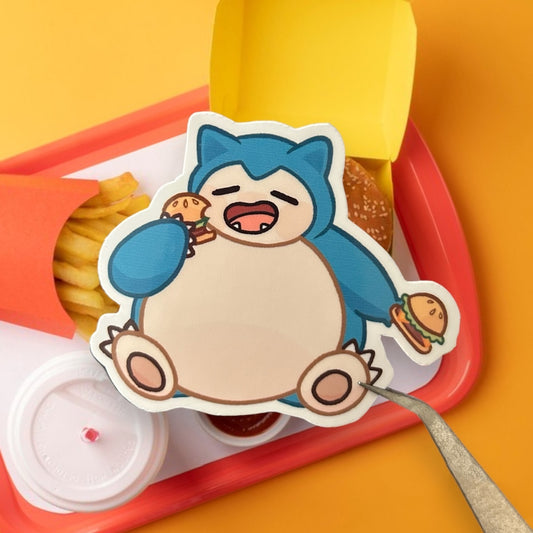 Snorlax Snacktime Sticker